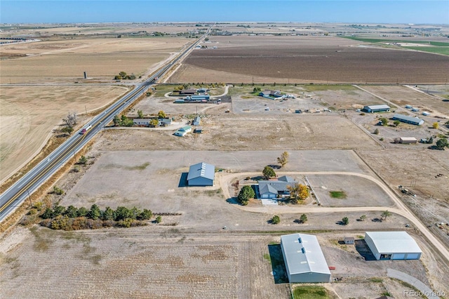 bird's eye view featuring a rural view