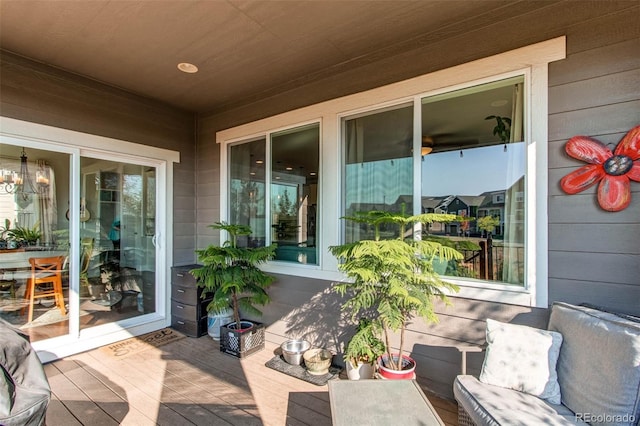 view of patio / terrace featuring a deck