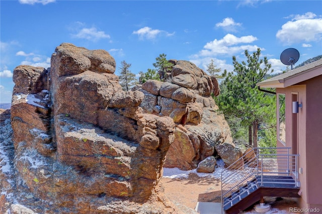view of mountain feature