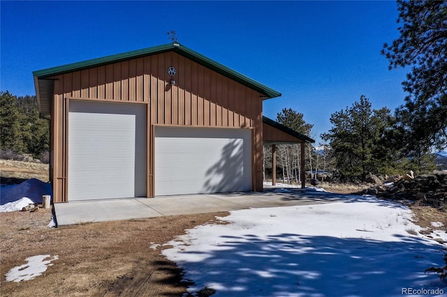 523 Pulver Rd, Lake George, CO 80827 - view of detached garage