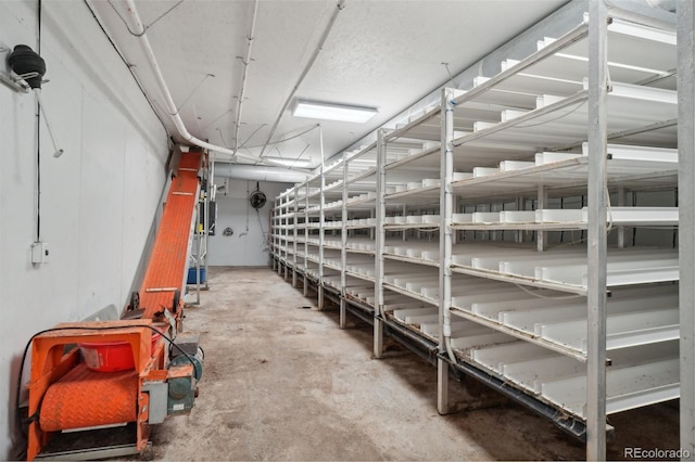 view of storage area