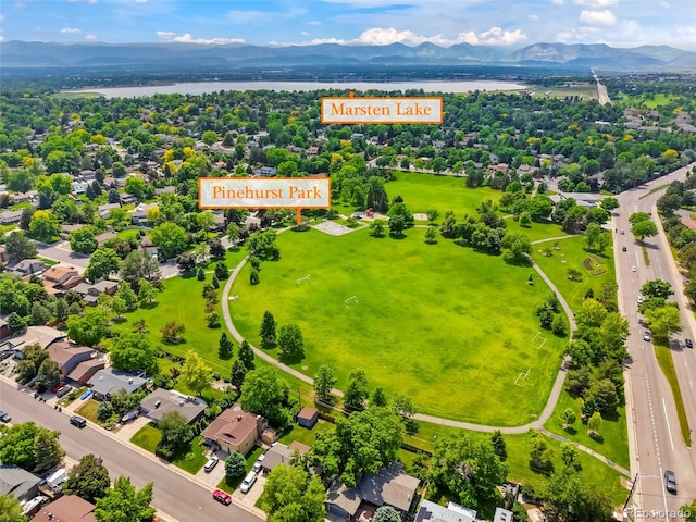 5155 W Quincy Ave Unit L101, Denver, CO 80236 - aerial view of a water and mountain view