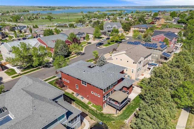 13324 W 86th Dr, Arvada, CO 80005 - aerial perspective of suburban area with a nearby body of water