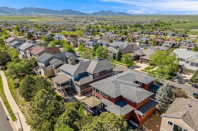 13324 W 86th Dr, Arvada, CO 80005 - aerial perspective of suburban area with mountains