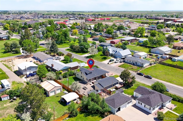 1775 Longbranch St, Strasburg, CO 80136 - aerial perspective of suburban area