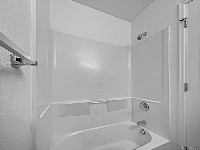 bathroom featuring bathing tub / shower combination