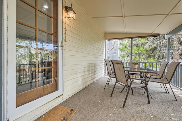 7198 Eaton Ct, Arvada, CO 80003 - sunroom / solarium featuring outdoor dining space