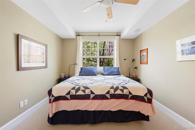 1560 Milwaukee St Unit 240, Denver, CO 80206 - carpeted bedroom featuring baseboards and ceiling fan