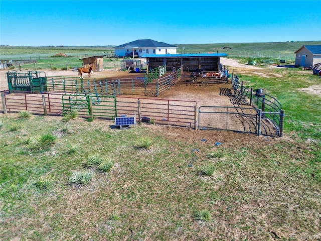 40051 Cold Iron Rd, Ramah, CO 80832 - view of yard with a view of countryside, an exterior structure, and an outdoor structure