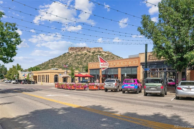 view of property featuring a mountain view