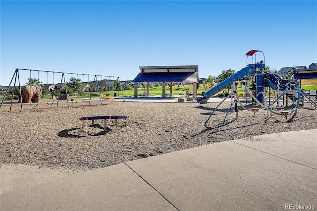 view of community playground