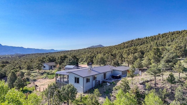 236 Boreen Way, Howard, CO 81233 - view of mountain backdrop with a forest