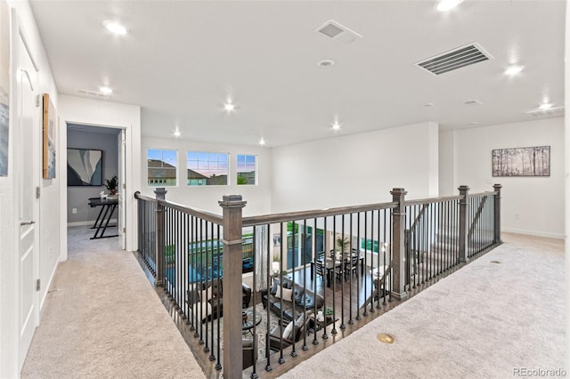 19894 W 94th Ln, Arvada, CO 80007 - corridor with carpet flooring and recessed lighting