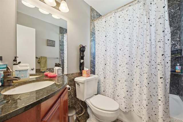 11360 Irma Dr, Northglenn, CO 80233 - full bath featuring vanity, toilet, and shower / tub combo