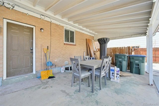 11360 Irma Dr, Northglenn, CO 80233 - view of patio / terrace featuring outdoor dining area
