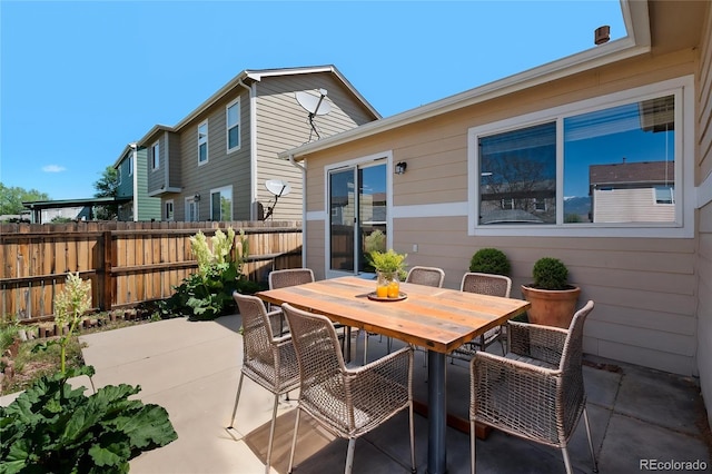 3456 Osprey Ridge Dr, Colorado Springs, CO 80916 - view of patio featuring outdoor dining space