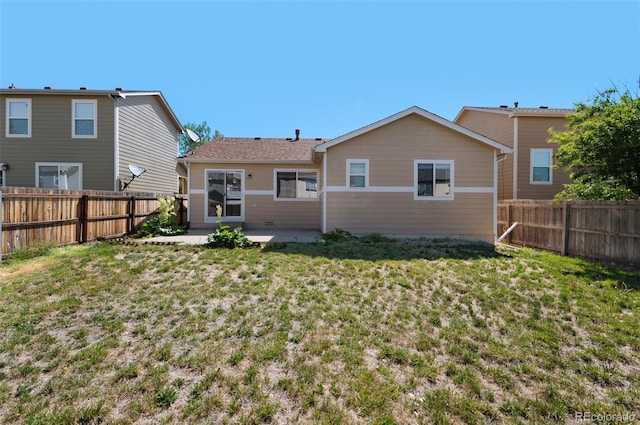 3456 Osprey Ridge Dr, Colorado Springs, CO 80916 - rear view of house featuring a patio area