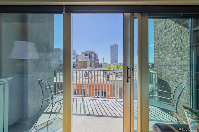 1700 Bassett St Unit 513, Denver, CO 80202 - doorway featuring a view of city