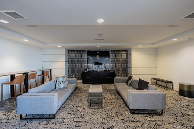 1700 Bassett St Unit 513, Denver, CO 80202 - living room featuring recessed lighting and baseboards