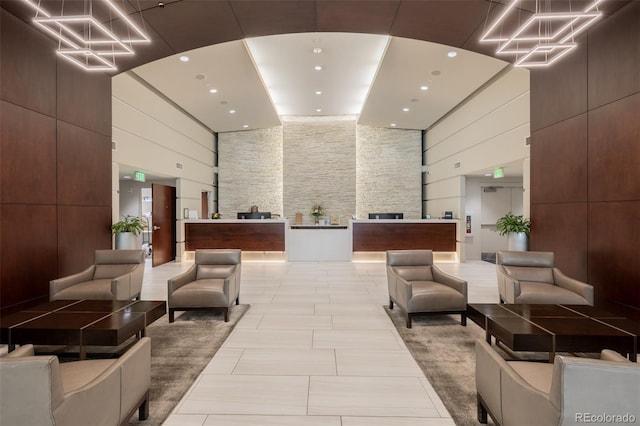1700 Bassett St Unit 513, Denver, CO 80202 - lobby featuring a towering ceiling and recessed lighting