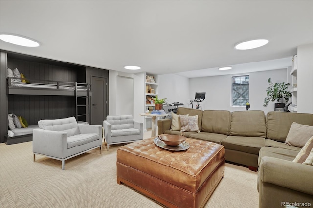 view of living area
