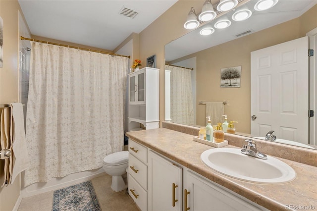 5800 Tower Rd Unit 610, Denver, CO 80249 - full bath featuring vanity, tile patterned floors, and shower / bath combination with curtain