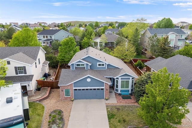 16839 Trail View Cir, Parker, CO 80134 - aerial perspective of suburban area