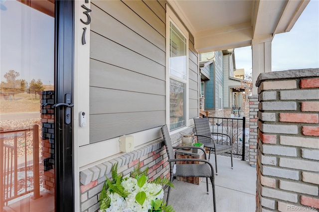 431 Courtfield Way, Castle Pines, CO 80108 - view of covered porch