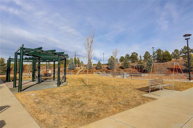 431 Courtfield Way, Castle Pines, CO 80108 - view of green lawn