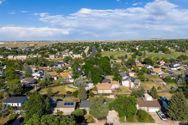 1246 S Telluride St, Aurora, CO 80017 - aerial overview of property's location featuring nearby suburban area