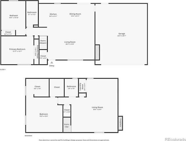 1246 S Telluride St, Aurora, CO 80017 - view of floor plan / room layout