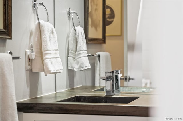 bathroom with a sink