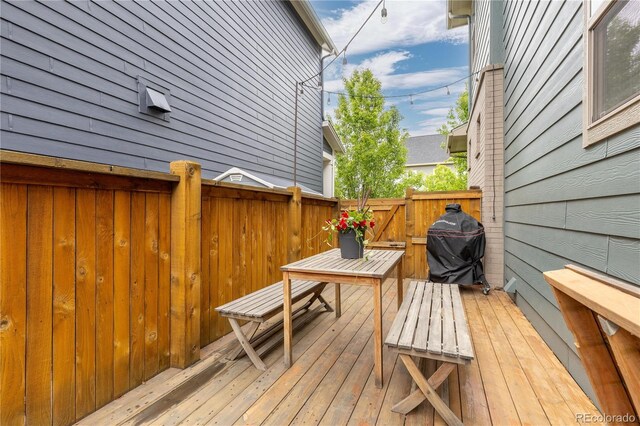 8768 E 54th Pl, Denver, CO 80238 - deck featuring grilling area