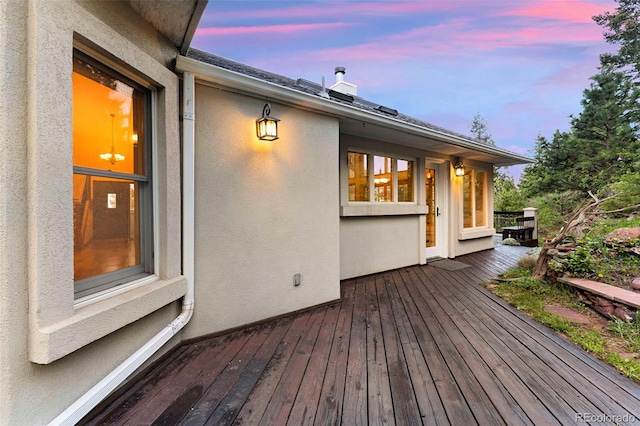 9001 Eastridge Rd, Golden, CO 80403 - view of wooden deck
