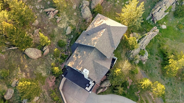 9001 Eastridge Rd, Golden, CO 80403 - aerial view of property and surrounding area