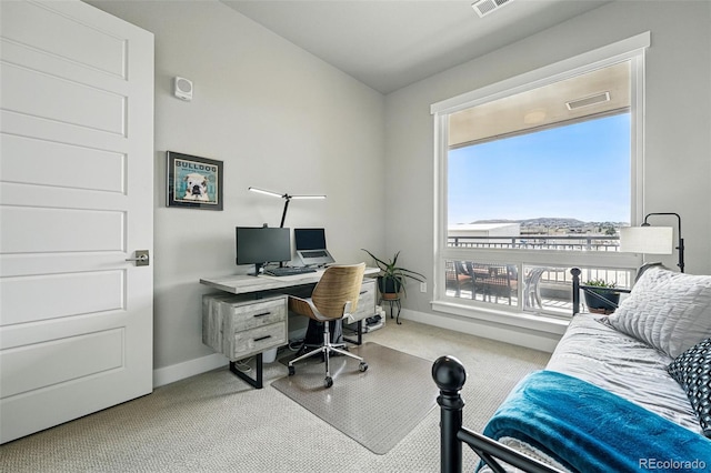 20 Wilcox St Unit 208, Castle Rock, CO 80104 - carpeted home office with baseboards