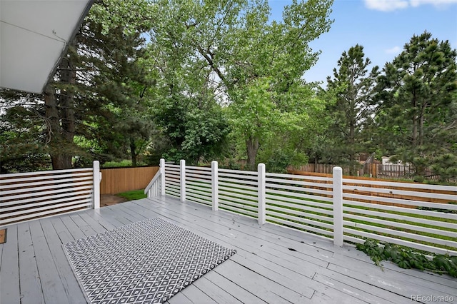 3070 W Enchanted Cir, Colorado Springs, CO 80917 - deck featuring view of wooded area