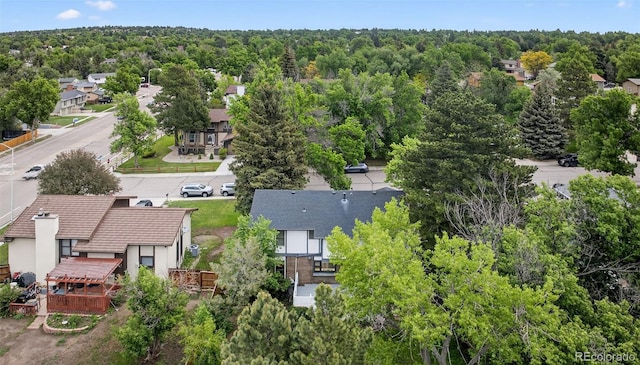 3070 W Enchanted Cir, Colorado Springs, CO 80917 - aerial perspective of suburban area with a forest