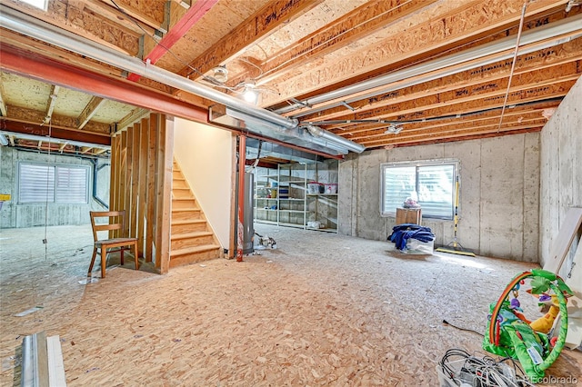 9008 W 101st Ave, Broomfield, CO 80021 - below grade area with stairs and water heater