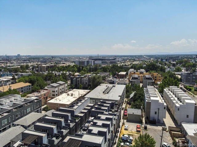 bird's eye view featuring a view of city