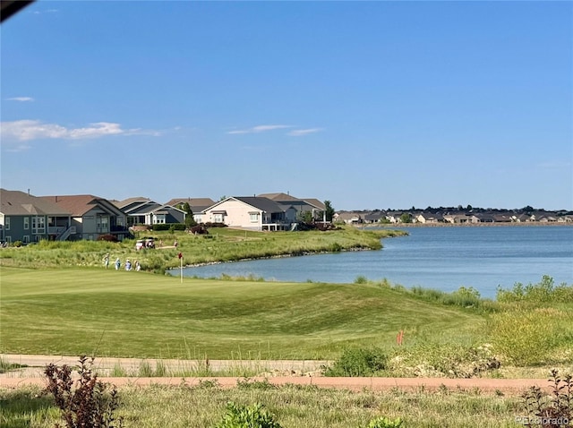 15979 Xanthia Way, Thornton, CO 80602 - water view with nearby suburban area and a golf course