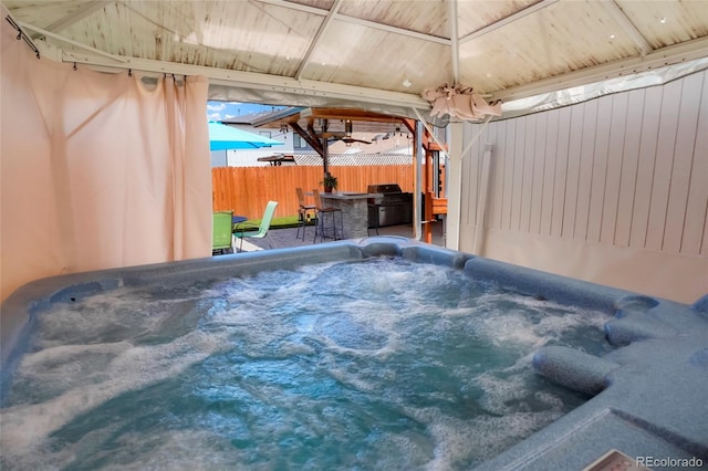 4779 S Bannock St, Englewood, CO 80110 - view of patio / terrace featuring a hot tub