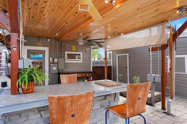 4779 S Bannock St, Englewood, CO 80110 - view of patio / terrace featuring ceiling fan