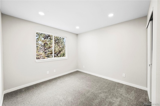 unfurnished bedroom featuring carpet