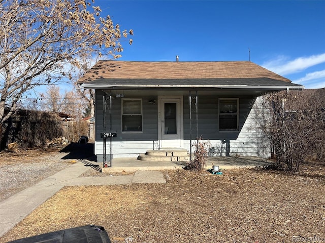 bungalow with a porch