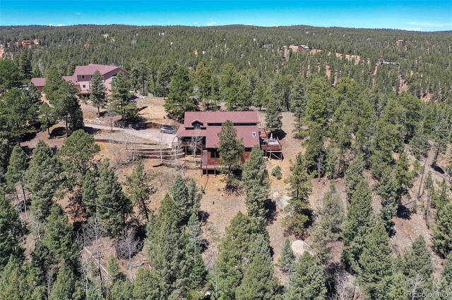 320 Summit Rd, Woodland Park, CO 80863 - view of property location featuring a heavily wooded area