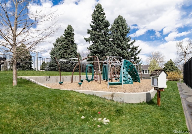 view of community playground