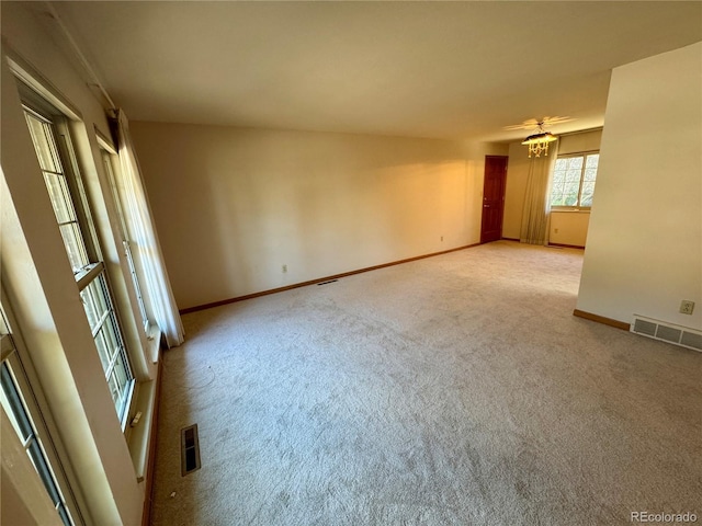 280 Raven Hills Rd, Colorado Springs, CO 80919 - carpeted spare room with baseboards and visible vents