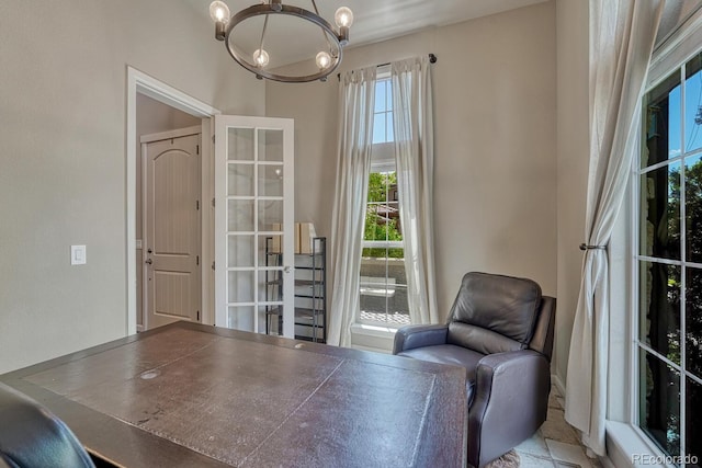 15235 W Iliff Ave, Lakewood, CO 80228 - office space featuring a chandelier and french doors