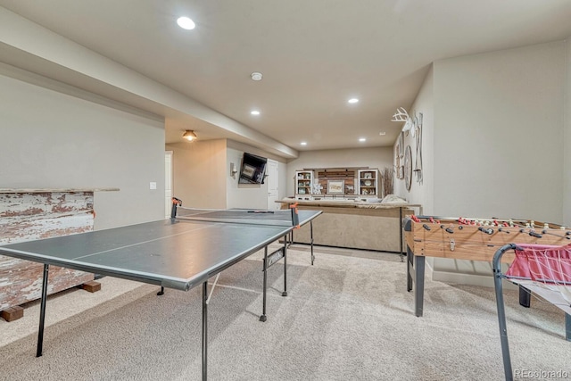 15235 W Iliff Ave, Lakewood, CO 80228 - game room with light colored carpet and recessed lighting